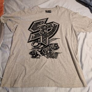 Men's Shirt Size XL South Pole Light Gray Graphic Tee